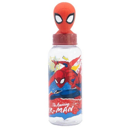 Marvel Spiderman 3D Kopf Wasserflasche Trinkflasche Flasche 560 ml - WS-Trend.de