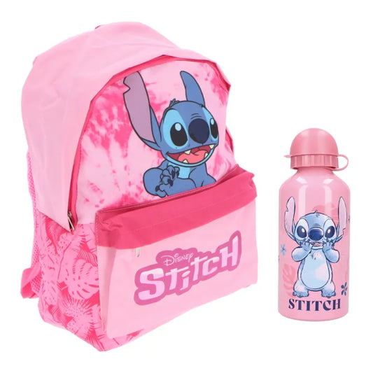 Disney Lilo und Stitch Mädchen Rucksack Schultasche Alu-Trinkflasche 40x30x15 cm - WS-Trend.de