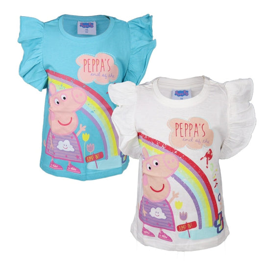 Peppa Wutz Baby Kinder T-Shirt - WS-Trend.de PEPPA Pig für Mädchen 98-116 Oberteil Baumwolle