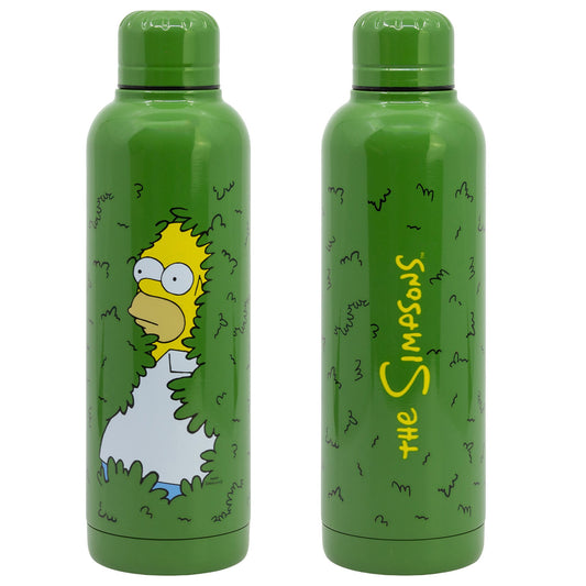 The Simpsons Homer Edelstahl Thermo Wasserflasche Trinkflasche Flasche 515 ml