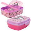 Kuromi Hello Kitty 2 tlg. Lunch Set Brotdose mit 3 Kammern und 1 Kammer Brotdose