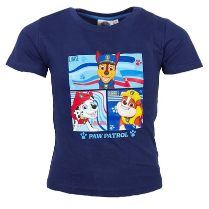 Paw Patrol Chase Rubble Marshall Kinder Jungen T-Shirt - WS-Trend.de