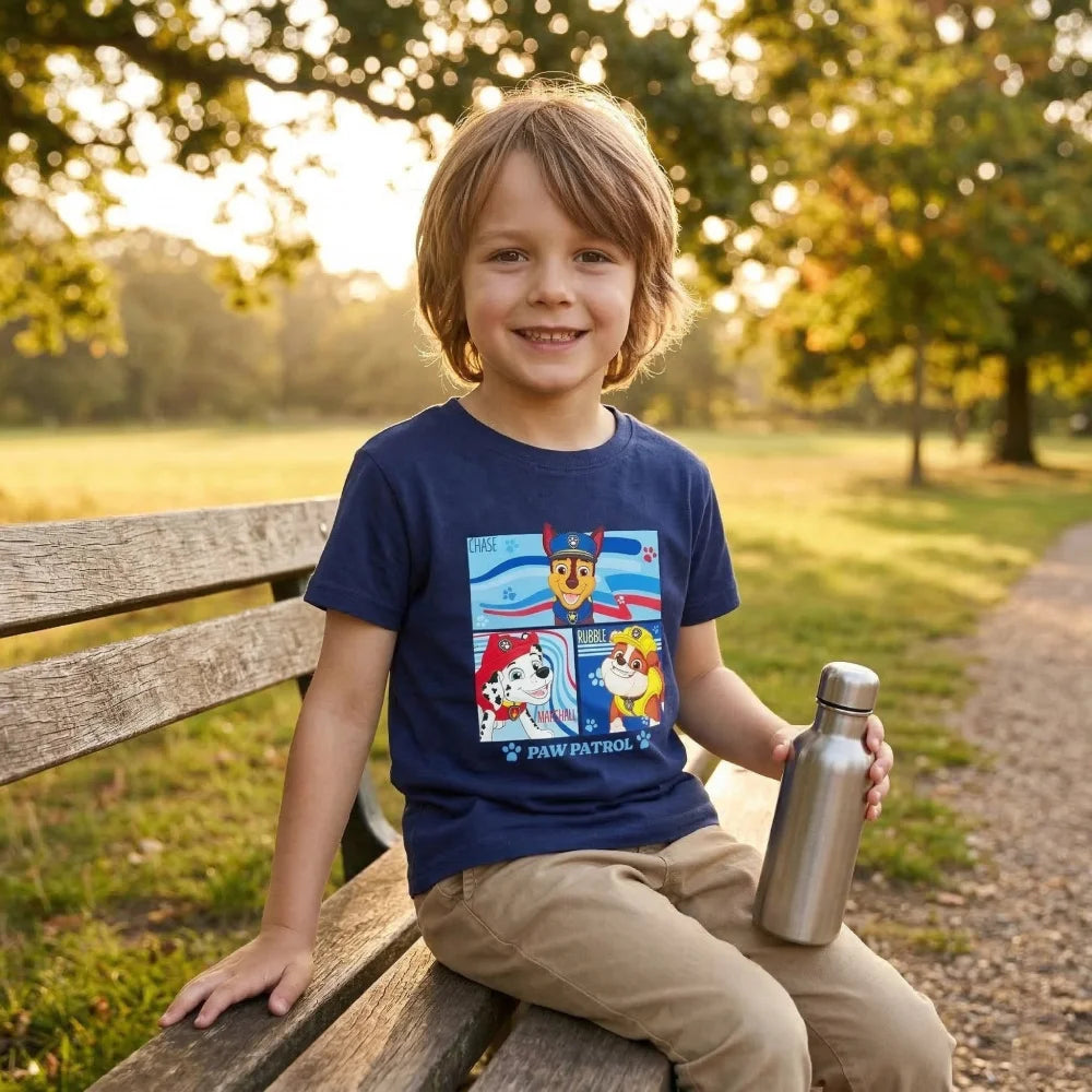 Paw Patrol Chase Rubble Marshall Kinder Jungen T-Shirt - WS-Trend.de