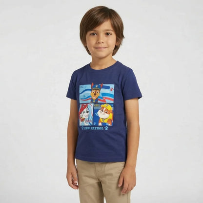 Paw Patrol Chase Rubble Marshall Kinder Jungen T-Shirt - WS-Trend.de