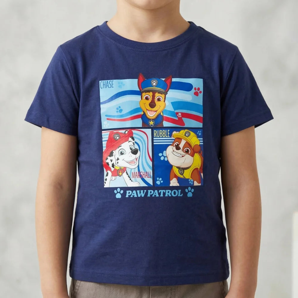 Paw Patrol Chase Rubble Marshall Kinder Jungen T-Shirt - WS-Trend.de