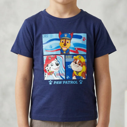 Paw Patrol Chase Rubble Marshall Kinder Jungen T-Shirt - WS-Trend.de