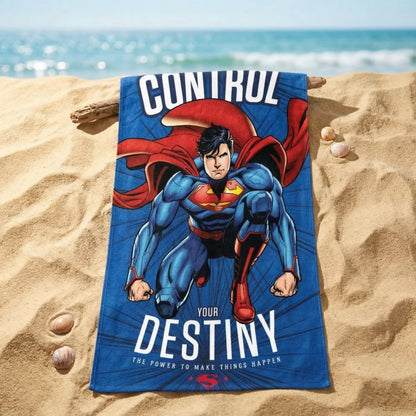 DC Comics Superman Badetuch Strandtuch Duschtuch XL 70x140 - WS-Trend.de