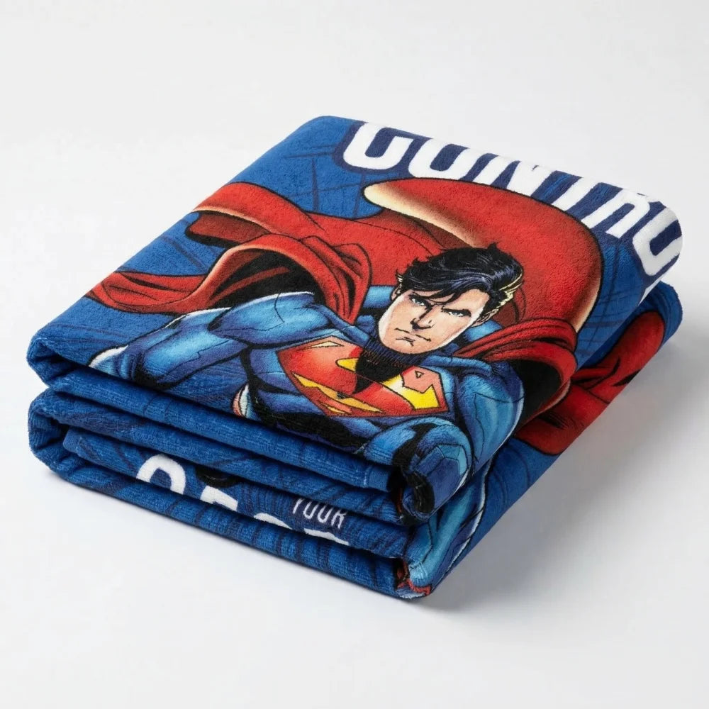DC Comics Superman Badetuch Strandtuch Duschtuch XL 70x140 - WS-Trend.de