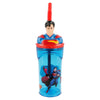 DC Comics Superman 3D Deckel Kinder Trinkbecher Becher mit integriertem Halm
