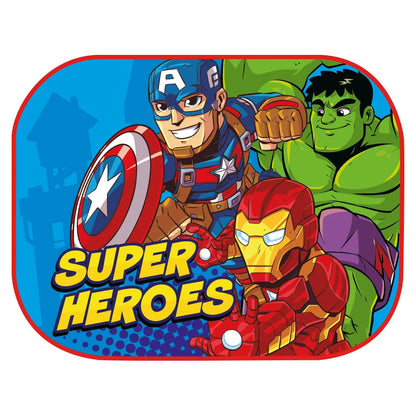 Marvel Avengers Kinder Sonnenschutz fürs Auto 2er Set 35x44 cm - WS-Trend.de