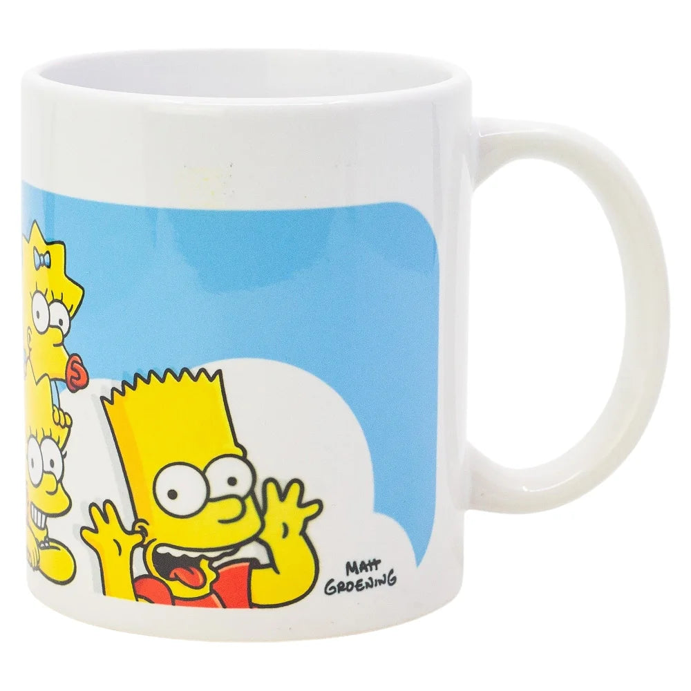 Die Simpsons Homer Bart Lisa Teetasse Tasse Kaffeetasse Geschenkidee 325 ml - WS-Trend.de