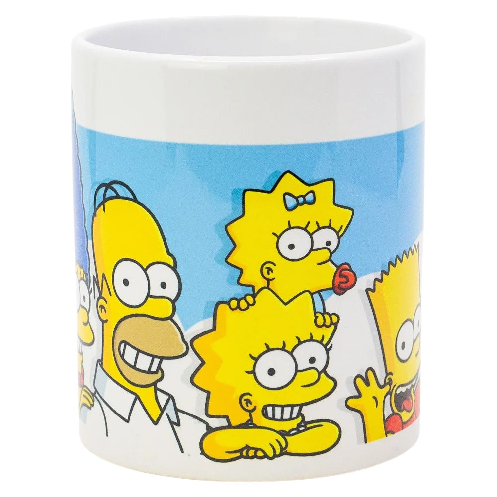 Die Simpsons Homer Bart Lisa Teetasse Tasse Kaffeetasse Geschenkidee 325 ml - WS-Trend.de