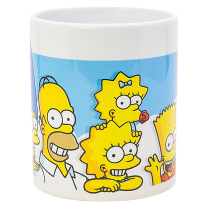 Die Simpsons Homer Bart Lisa Teetasse Tasse Kaffeetasse Geschenkidee 325 ml - WS-Trend.de