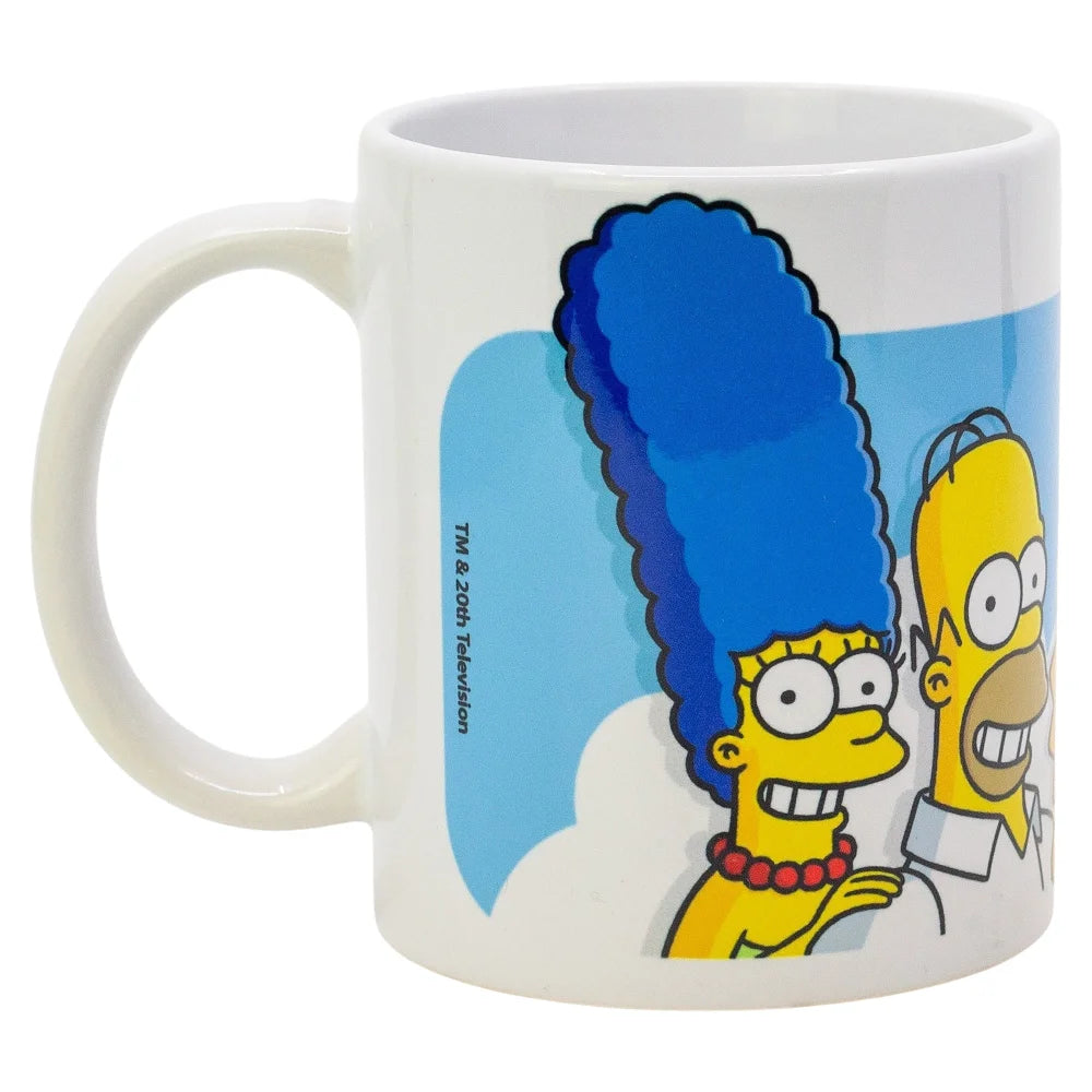 Die Simpsons Homer Bart Lisa Teetasse Tasse Kaffeetasse Geschenkidee 325 ml - WS-Trend.de