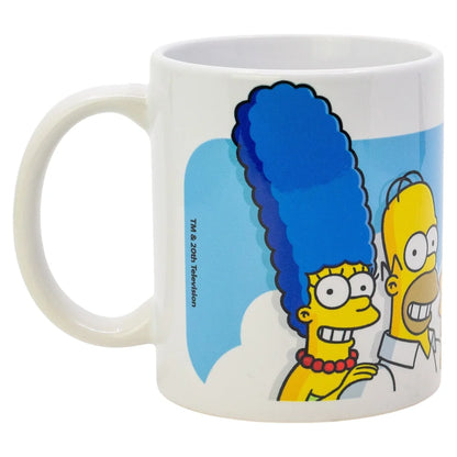 Die Simpsons Homer Bart Lisa Teetasse Tasse Kaffeetasse Geschenkidee 325 ml - WS-Trend.de