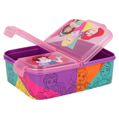 Disney Princess 2 teiliges Set Brotdose 3 Kammern - Trinkflasche - WS-Trend.de Arielle Jasmin