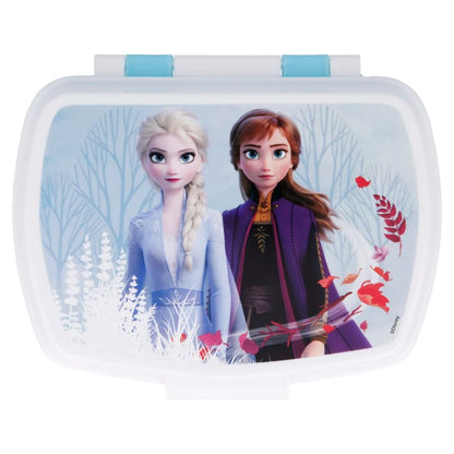 Die Eiskönigin 4-teiliges Set Brotdose - Trinkflasche - Löffel Gabel - WS-Trend.de Disney Anna 4 teiliges