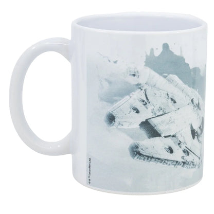 Star Wars Millennium Falcon Teetasse Tasse Kaffeetasse Geschenkidee 325 ml - WS-Trend.de