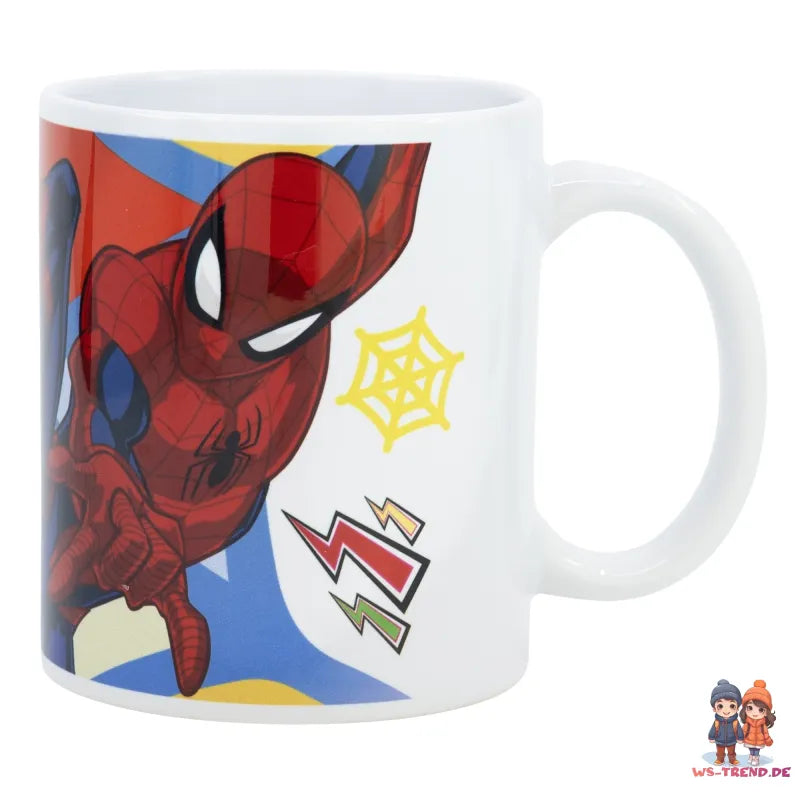 Marvel Spiderman Teetasse Tasse Kaffeetasse Geschenkidee 330 ml - WS-Trend.de