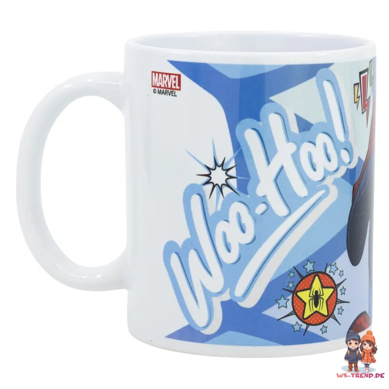 Marvel Spiderman Teetasse Tasse Kaffeetasse Geschenkidee 330 ml - WS-Trend.de