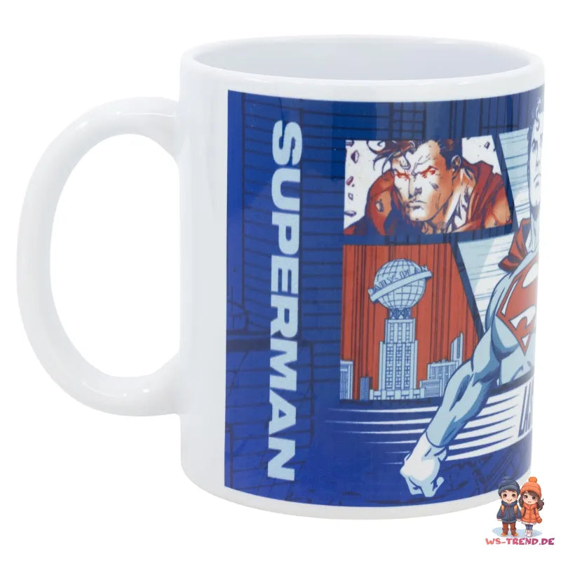 DC Comics Superman Keramik Kaffeetasse Teetasse Tasse 325 ml - WS-Trend.de