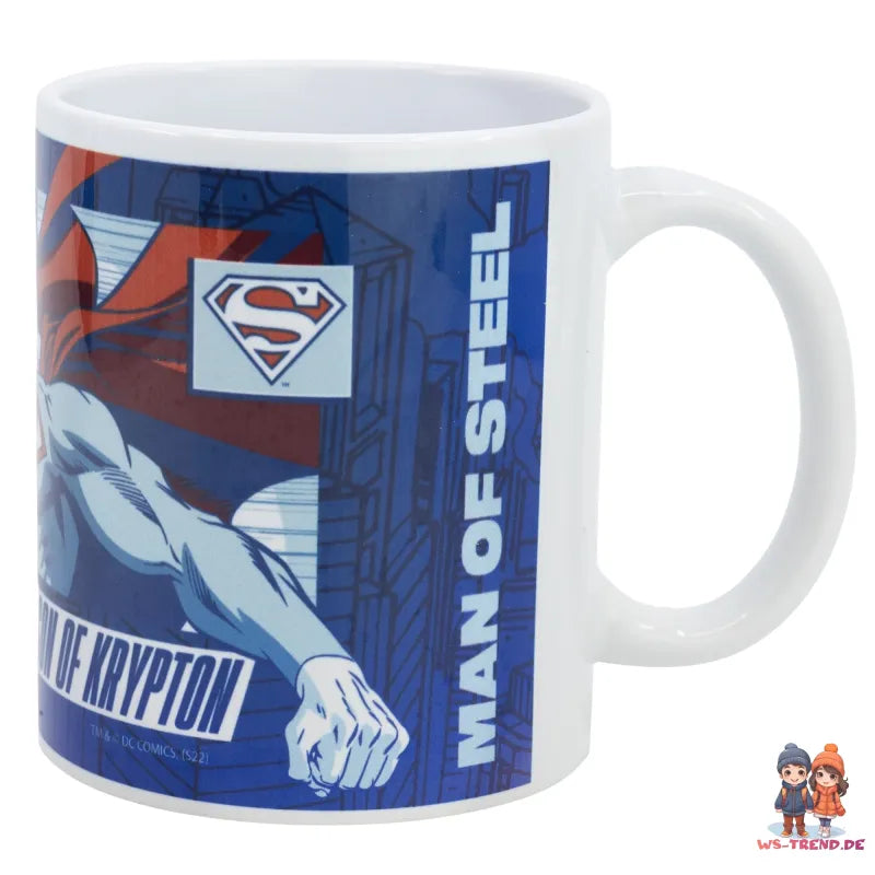 DC Comics Superman Keramik Kaffeetasse Teetasse Tasse 325 ml - WS-Trend.de