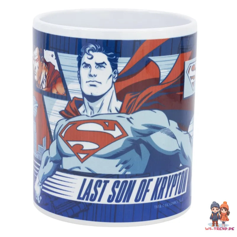 DC Comics Superman Keramik Kaffeetasse Teetasse Tasse 325 ml - WS-Trend.de