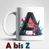 Name A bis Z Gamer Spieler Zocker Kaffeetasse Teetasse Tasse Geschenkidee