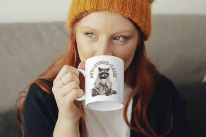 Waschbär Anti Stress Keramik Kaffeetasse Teetasse Tasse Geschenke - WS-Trend.de