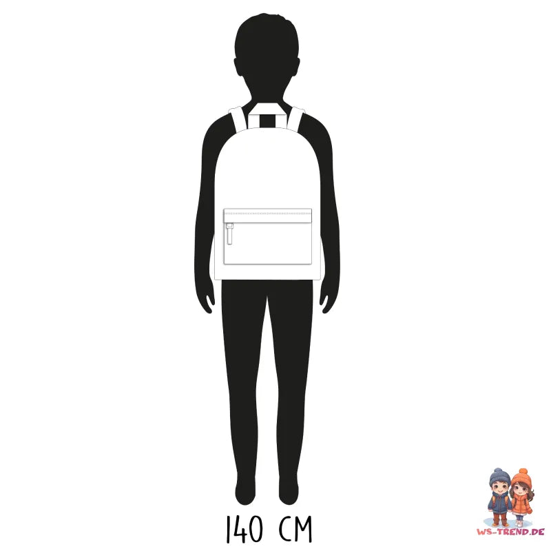 NASA Kinder Rucksack - WS-Trend.de Schultasche Backpack Tasche Grau