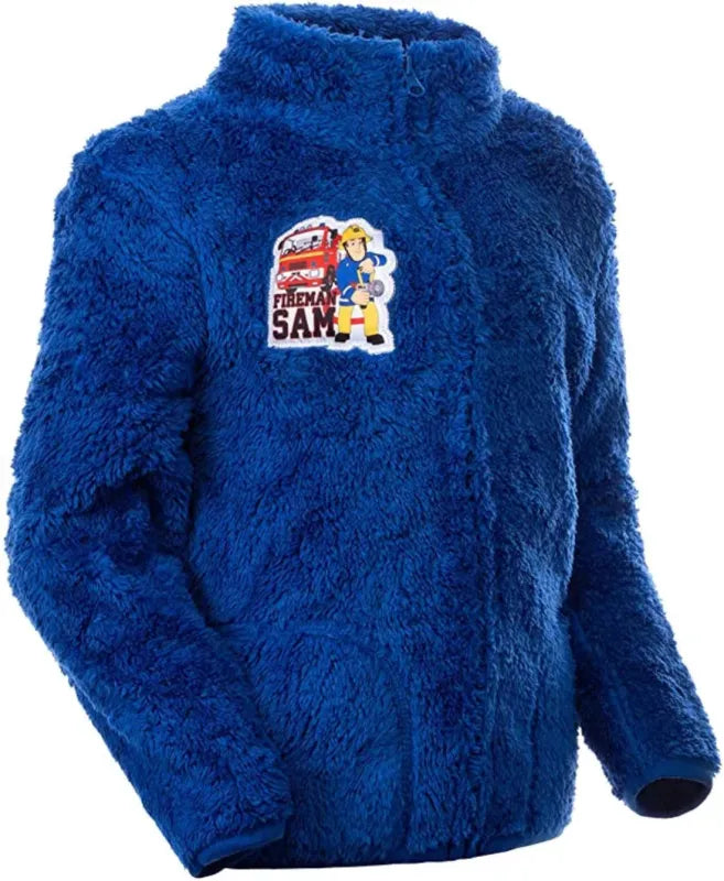Feuerwehrmann Sam Kinder Fleece Jacke Langfloor - WS-Trend.de Jungen Kuschel Langflorig 98-116
