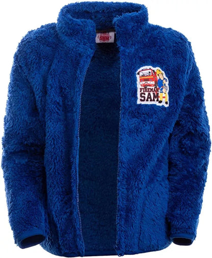 Feuerwehrmann Sam Kinder Fleece Jacke Langfloor - WS-Trend.de Jungen Kuschel Langflorig 98-116
