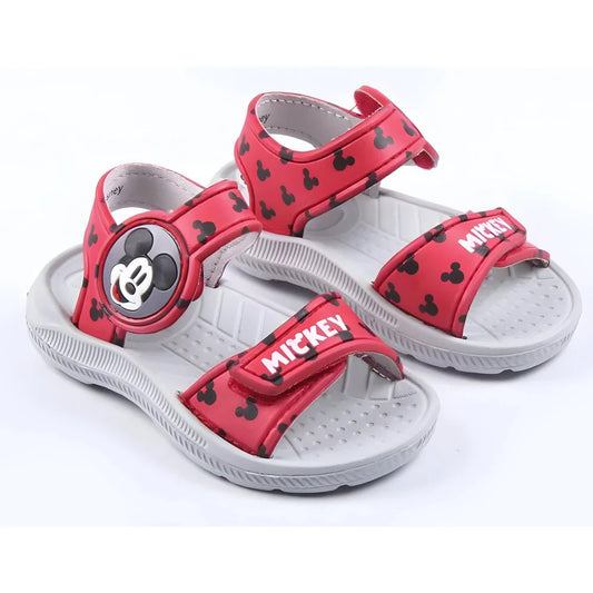 Disney Mickey Maus Kinder Sandalen Latschen Hausschuhe Klett - WS-Trend.de Gr. 22 bis 29