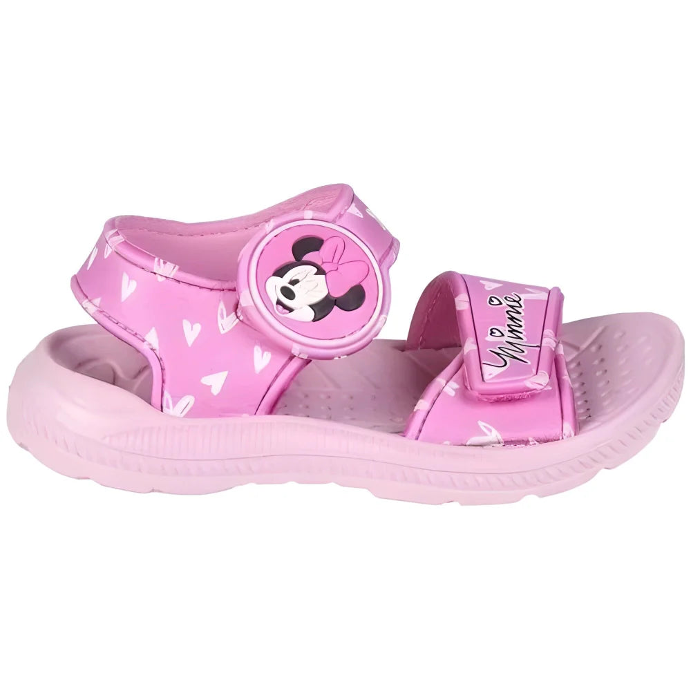 Disney Minnie Maus Mädchen Kinder Sandalen mit Klett - WS-Trend.de