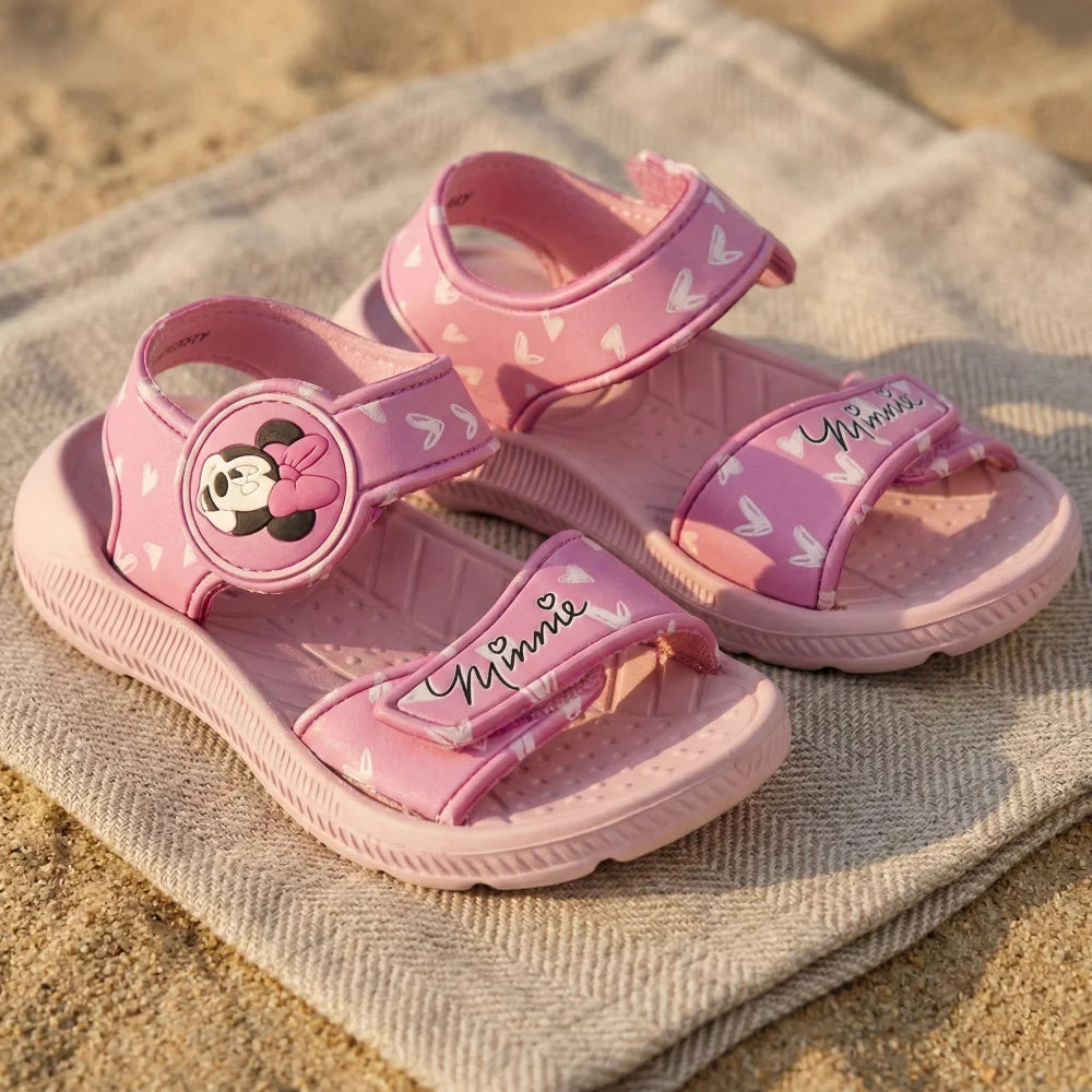 Disney Minnie Maus Mädchen Kinder Sandalen mit Klett - WS-Trend.de