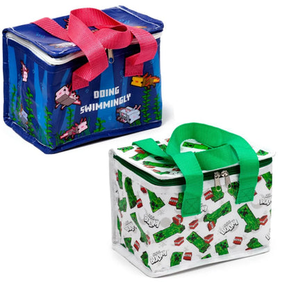 Minecraft Creeper Kühltasche Lunchtasche Isotasche 14x14x21 cm - WS-Trend.de