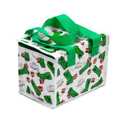Minecraft Creeper Kühltasche Lunchtasche Isotasche 14x14x21 cm - WS-Trend.de