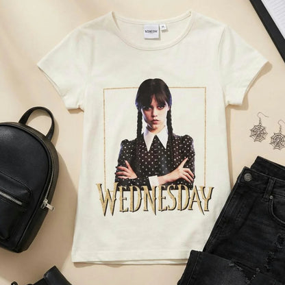 Adams Wednesday Mädchen T-Shirt kurzarm Shirt 100% Baumwolle - WS-Trend.de