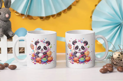 Süßer Panda Kaffeetasse Teetasse Tasse Geschenkidee - WS-Trend.de Geschenk 330 ml