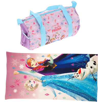Disney Die Eiskönigi 2tlg. Set Kinder Sporttasche Tasche plus Badetuch 70x140 cm - WS-Trend.de Eiskönigin