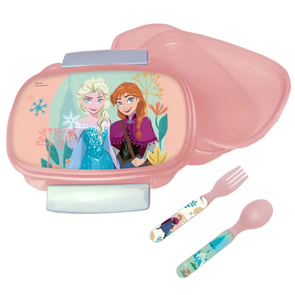 Disney Die Eiskönigin Anna Elsa 4 tlg Kinder Lunch Set Brotdose Alu-Trinkflasche - WS-Trend.de