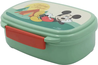 Disney Mickey Maus 4 tlg Kinder Lunch Set Brotdose Alu-Trinkflasche Besteck - WS-Trend.de