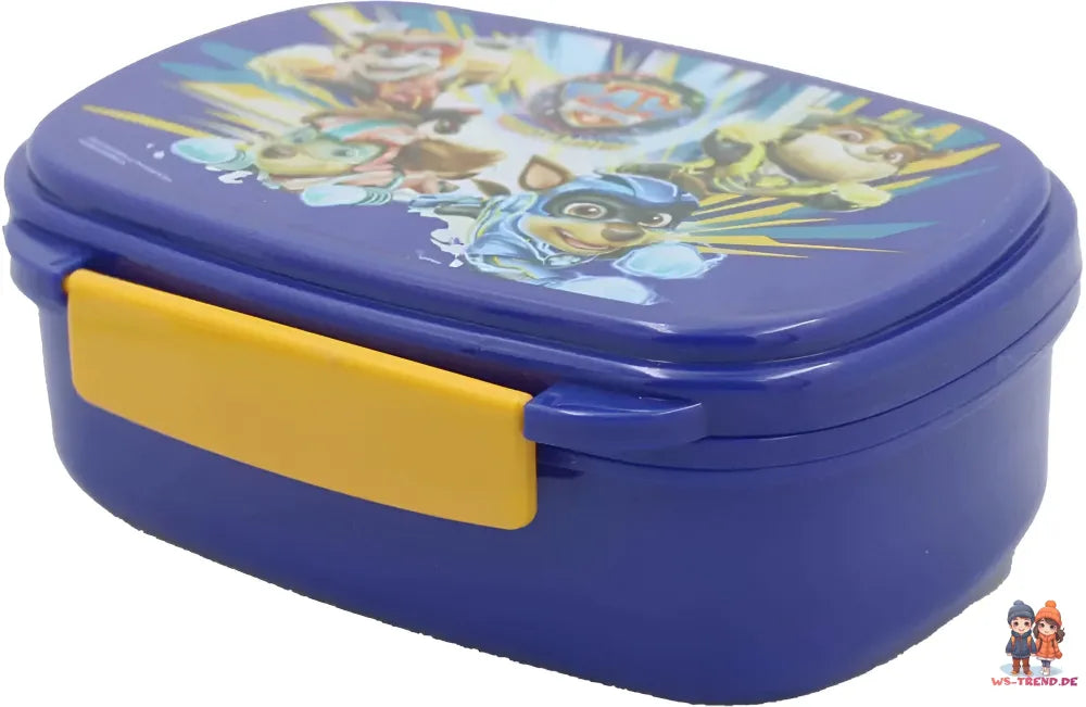 Paw Patrol Chase Marshall 4 tlg Kinder Set Brotdose Trinkflasche Besteck - WS-Trend.de