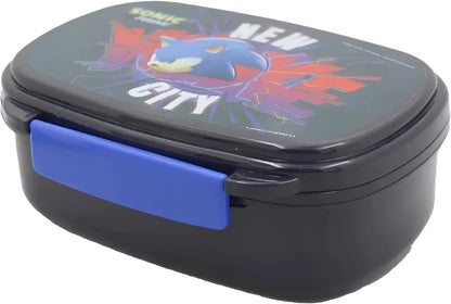 Sonic the Hedgehog 4 teiliges Lunch Set Brotdose Besteck Alu-Trinkflasche - WS-Trend.de