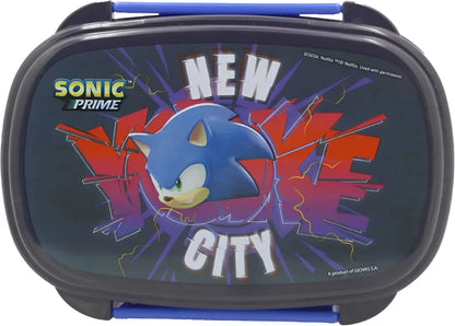 Sonic the Hedgehog 4 teiliges Lunch Set Brotdose Besteck Alu-Trinkflasche - WS-Trend.de