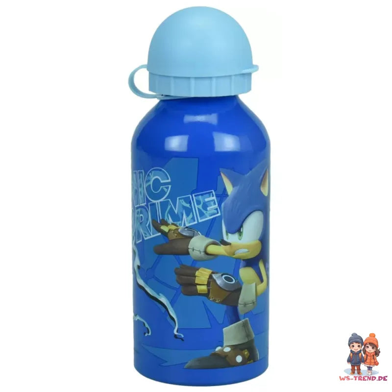 Sonic the Hedgehog 4 teiliges Lunch Set Brotdose Besteck Alu-Trinkflasche - WS-Trend.de
