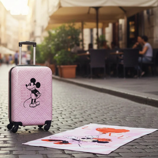 Disney Mickey und Minnie Maus 2 tlg. Set Koffer Reisekoffer plus Strandtuch - WS-Trend.de