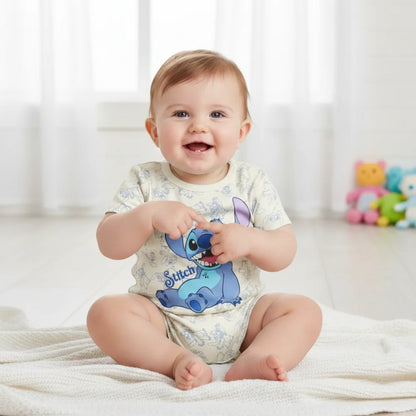 Disney Stitch Baby Jungen kurzarm Strampler Einteiler - WS-Trend.de