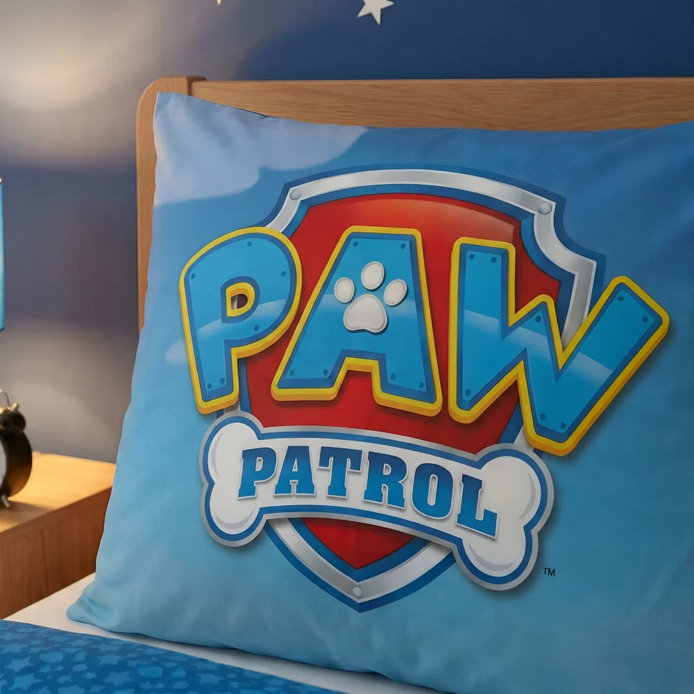 Paw Patrol Chase Marshall Kinder Mikrofaser Bettwäsche Set 135/140x200 63x63 cm - WS-Trend.de