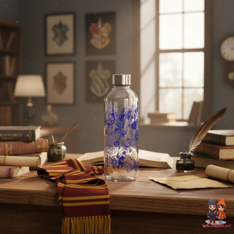 Harry Potter Hogwarts Wasserflasche Trinkflasche Flasche XL 850 ml - WS-Trend.de